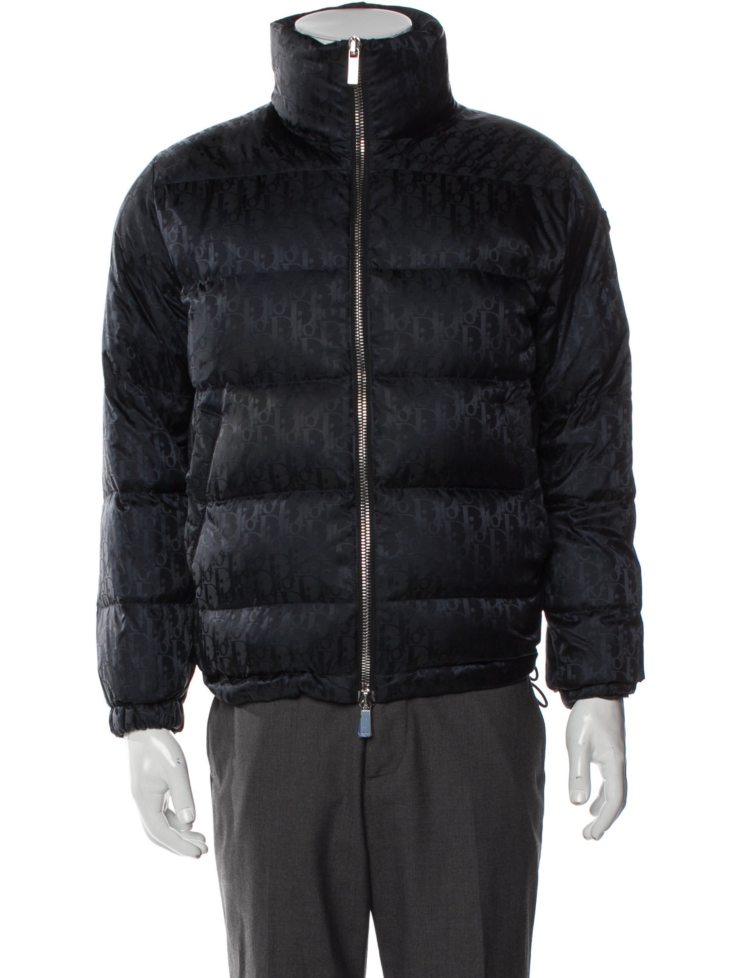 DIOR MEN 2019 Oblique Jacquard Puffer Coat