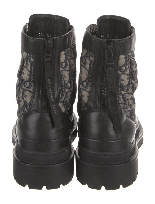 DIOR MEN Explorer Oblique Jacquard Combat Boots