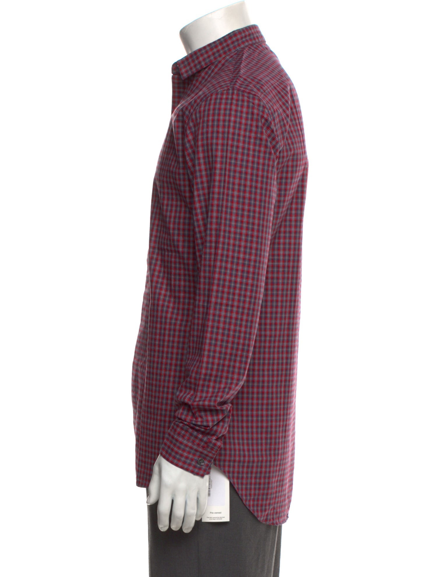 Dior Homme 2011 Plaid Print Shirt