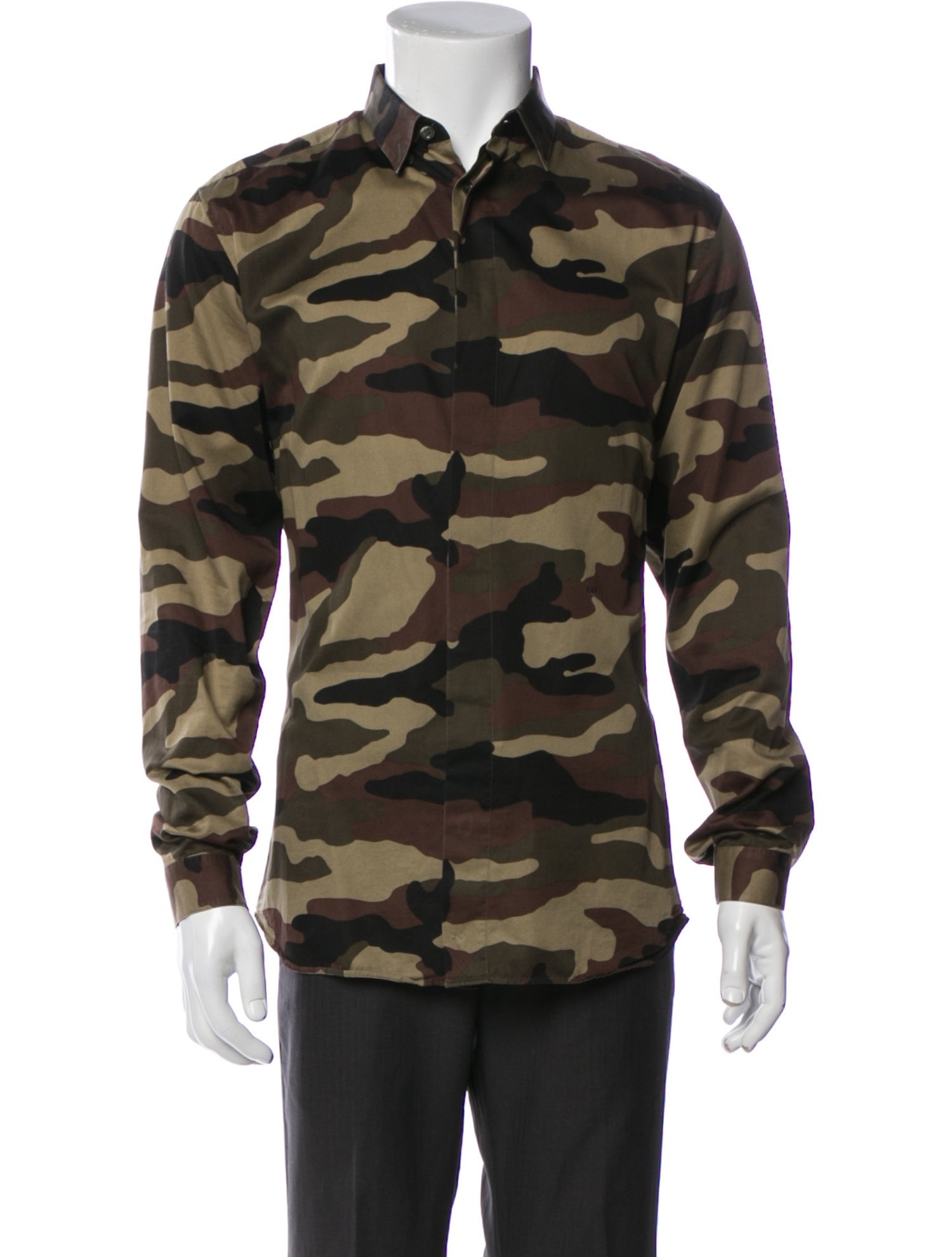 Dior Homme 2016 Camouflage Print Shirt