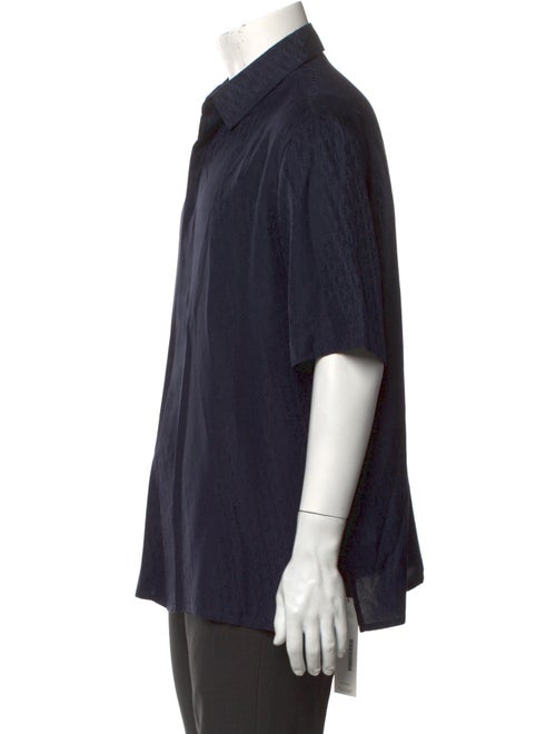 DIOR MEN Oblique Jacquard Short Sleeve Shirt