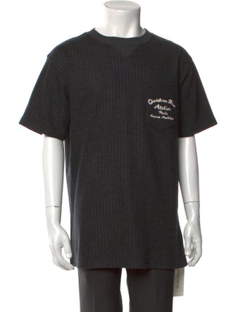 DIOR MEN Bee Accent Wool T-Shirt