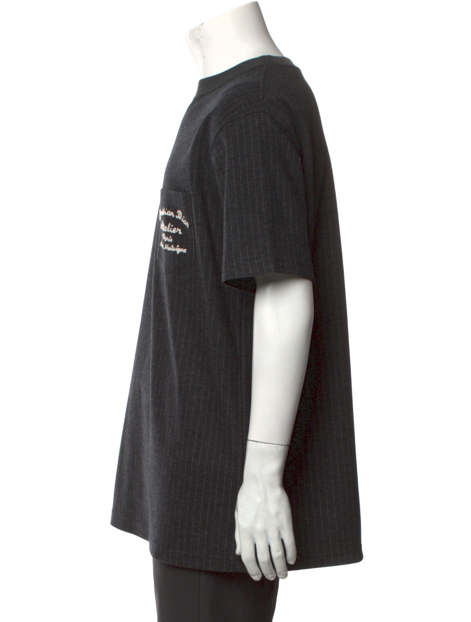 DIOR MEN Bee Accent Wool T-Shirt