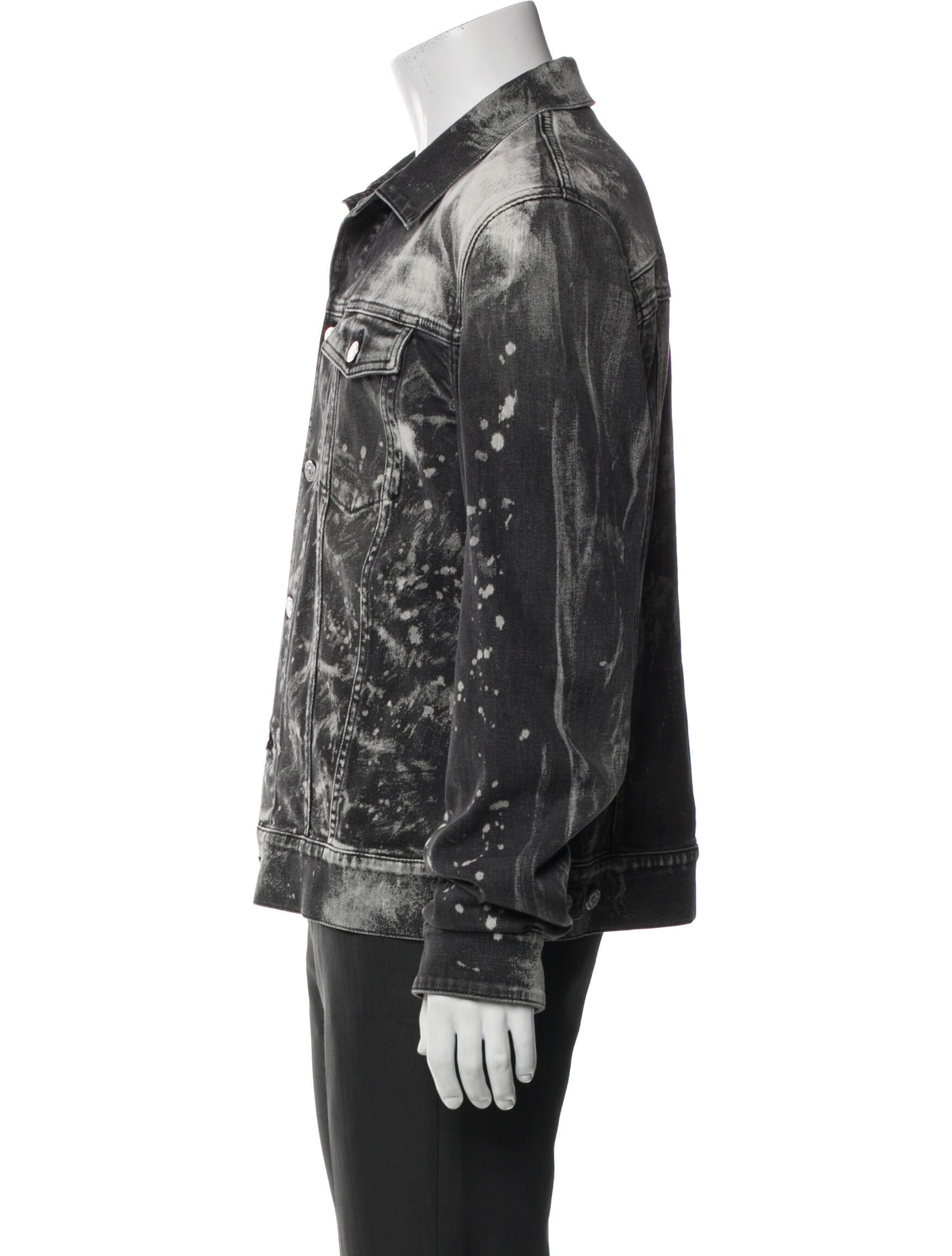 Dior Homme 2018 Graphic Print Denim Jacket