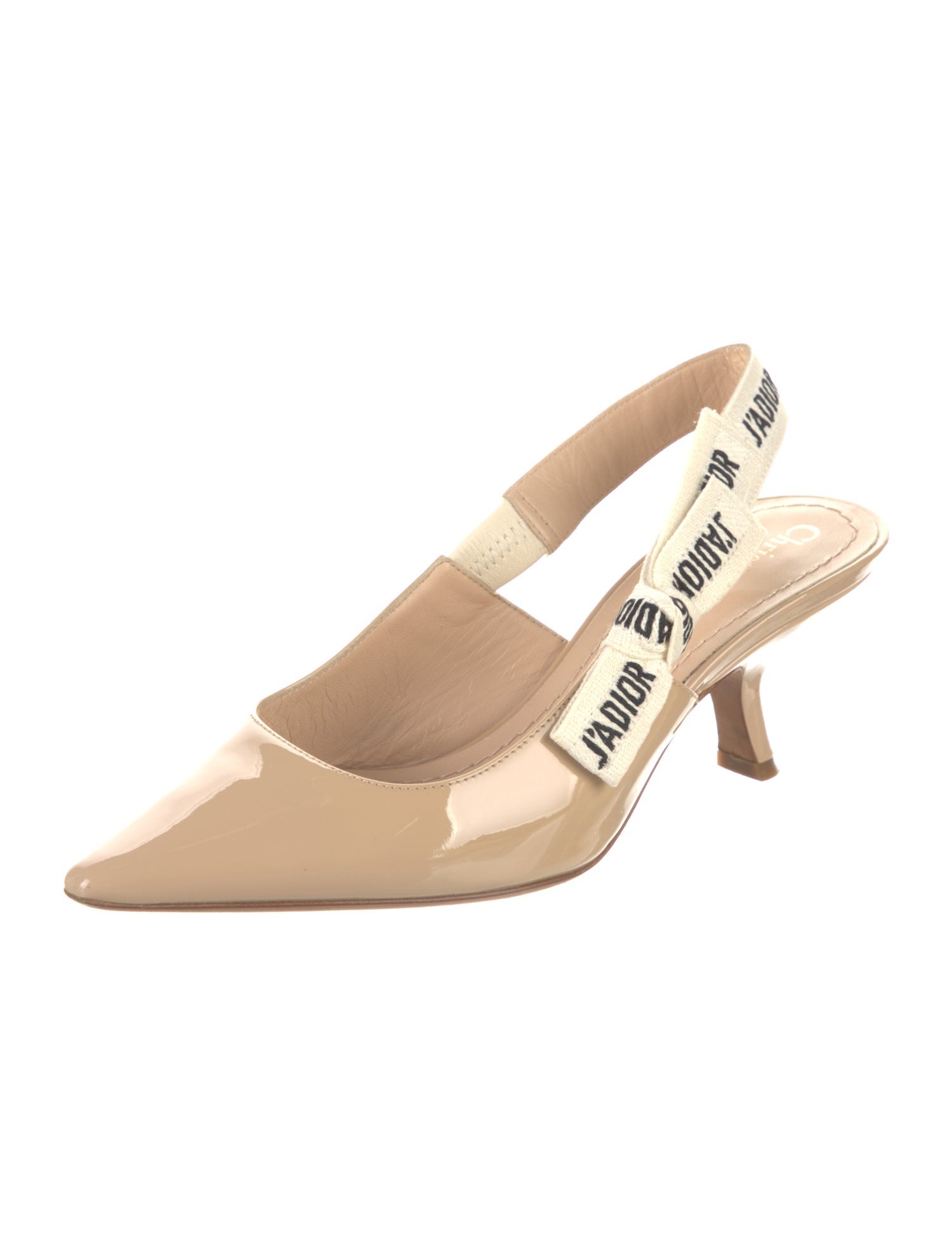 Christian Dior Patent Leather Slingback Pumps