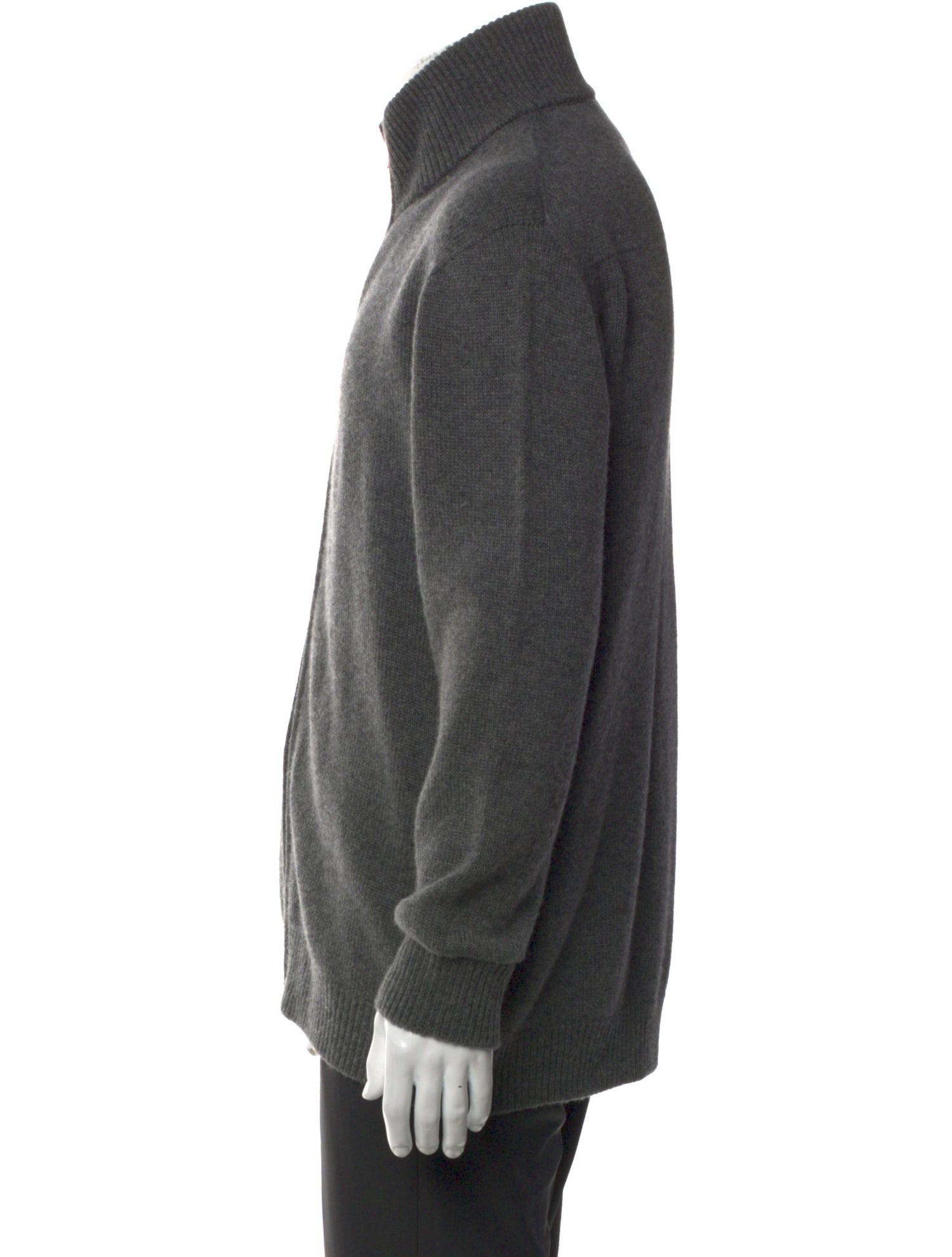 Dior Homme Mock Neck Long Sleeve Cardigan