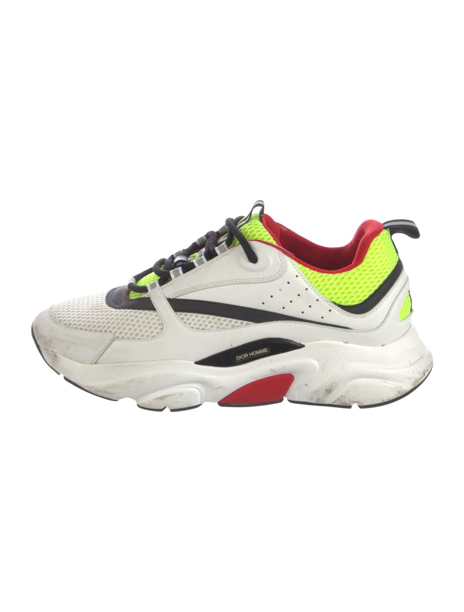 Dior Homme B22 'White Yellow' Athletic Sneakers