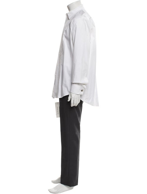 Christian Dior Bee Accent Chemises Tuxedo Shirt
