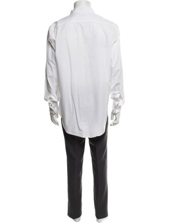 Christian Dior Bee Accent Chemises Tuxedo Shirt