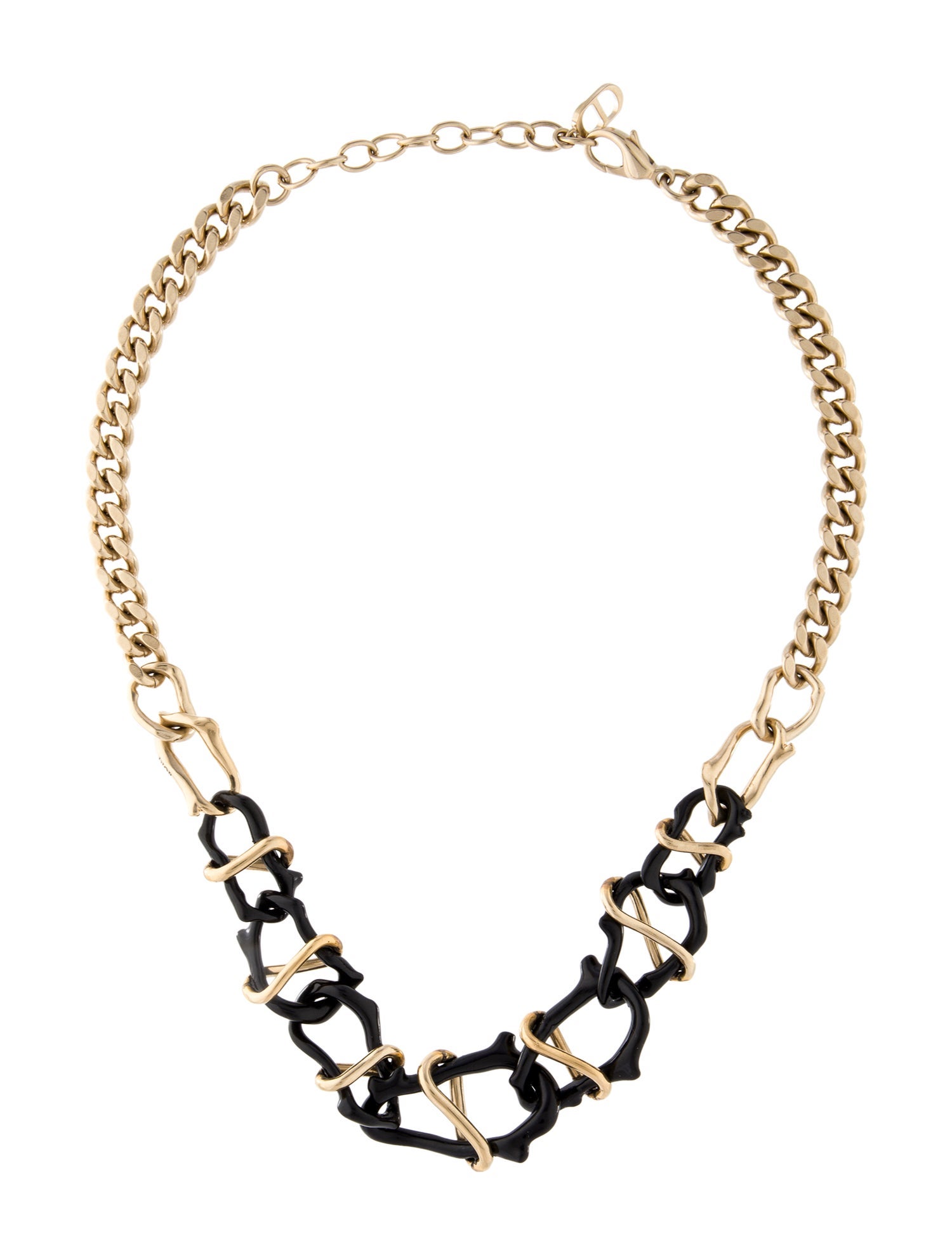 Dior Homme Enamel Chain Necklace