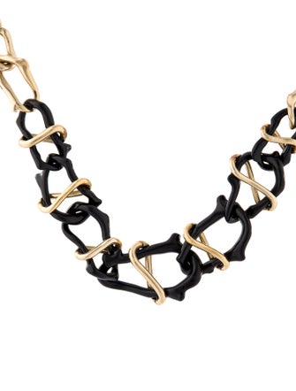 Dior Homme Enamel Chain Necklace
