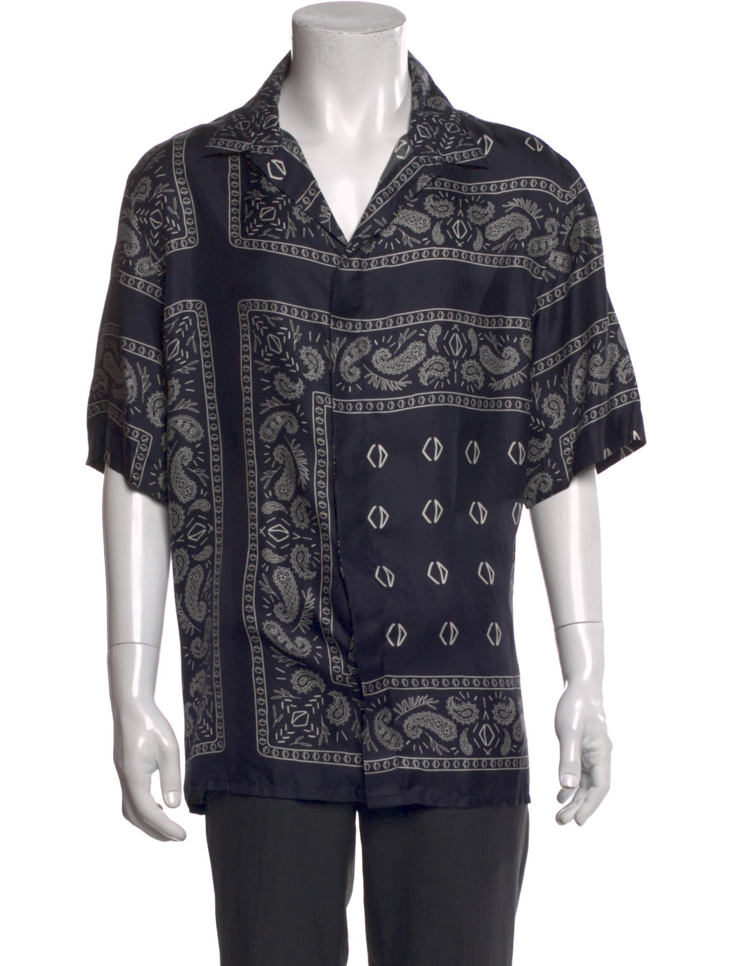 Cactus Jack Dior 2021 Silk Western Shirt