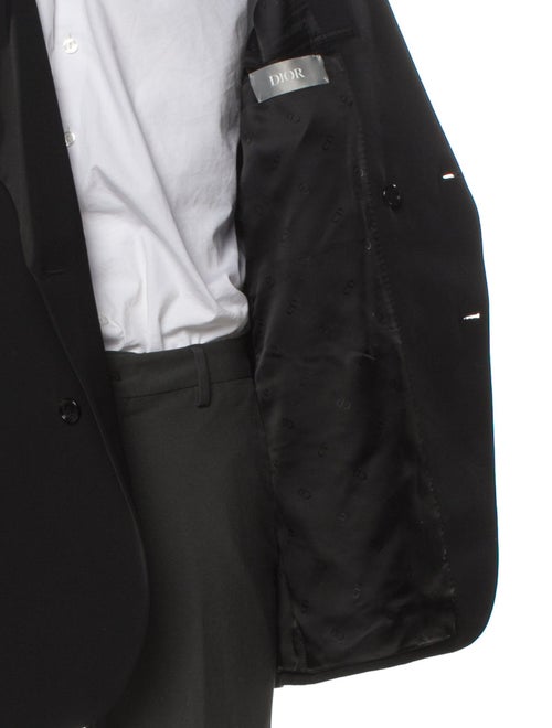 DIOR MEN Scarf Lapel Virgin Wool Blazer