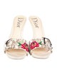 Christian Dior Diorissimo Pattern Canvas Slides