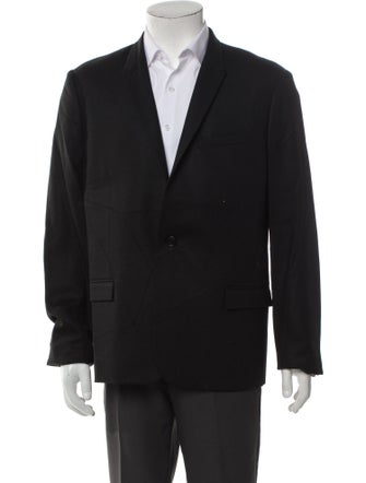 Dior Homme Geometric Patterned Wool Blazer