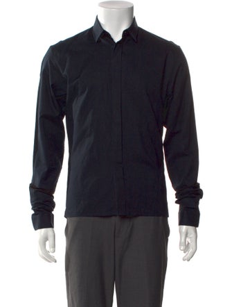 Dior Homme Striped Long Sleeve Dress Shirt