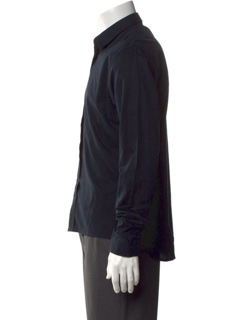 Dior Homme Striped Long Sleeve Dress Shirt