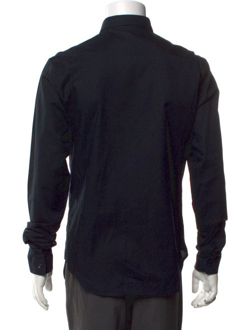 Dior Homme Striped Long Sleeve Dress Shirt