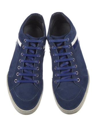Dior Homme Suede Striped Sneakers