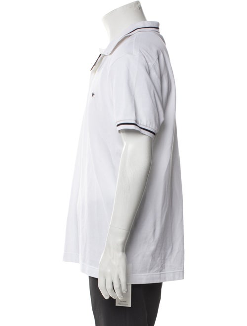 DIOR MEN Bee Accent Collar Polo Shirt