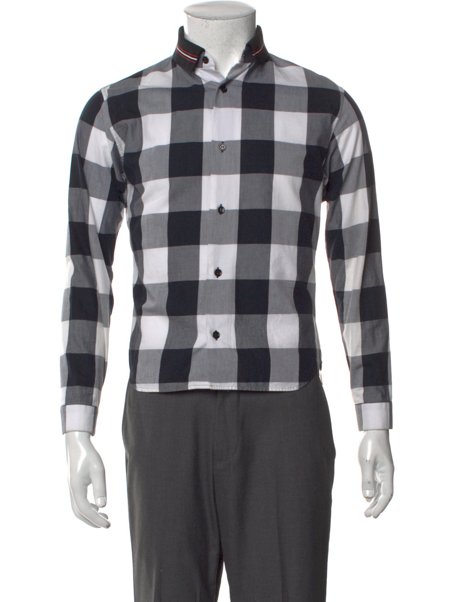 Dior Homme 2017 Plaid Print Shirt