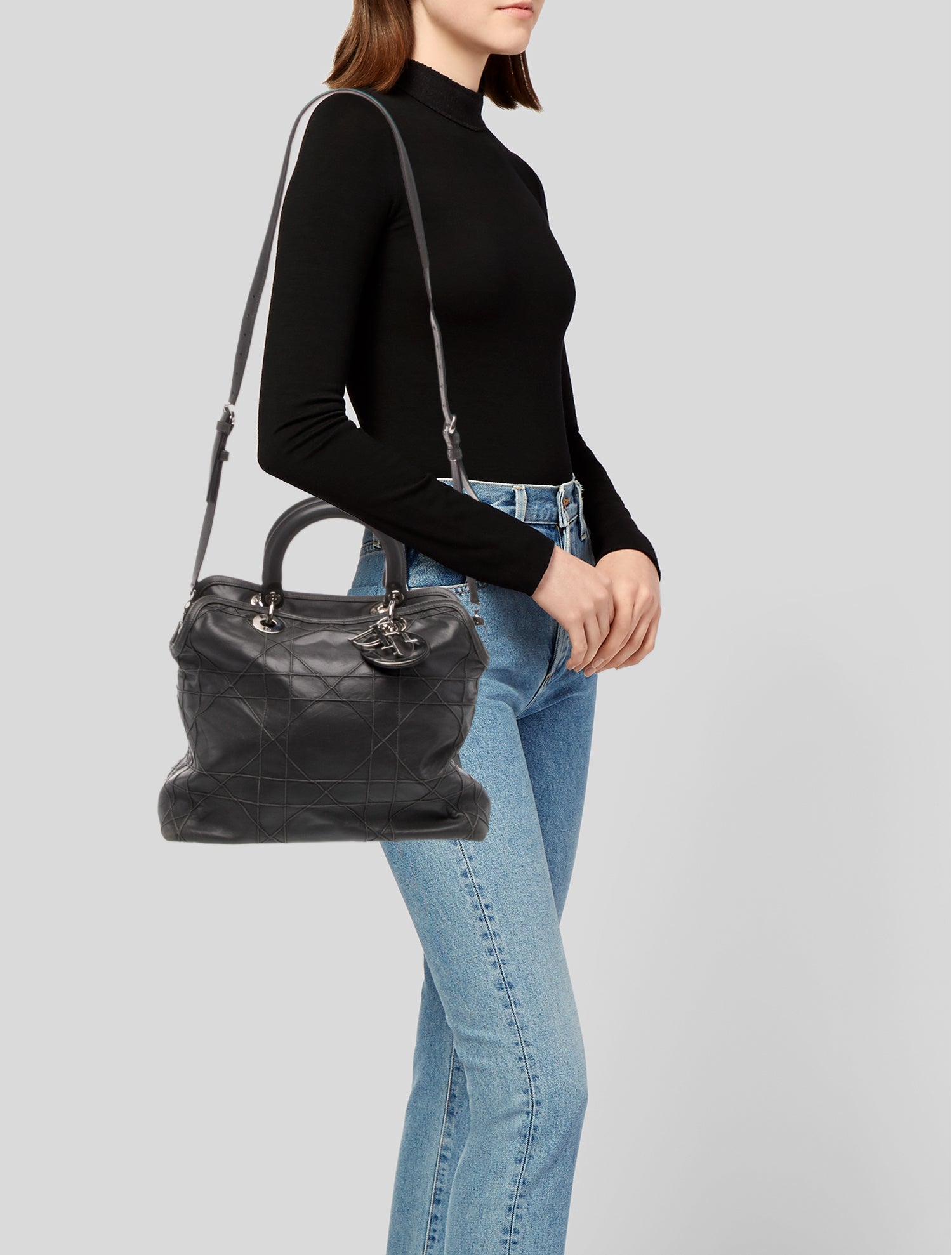 Christian Dior Cannage Granville Small Vintage