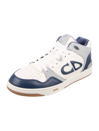 DIOR MEN B57 Mid 'Cream Blue' Sneakers
