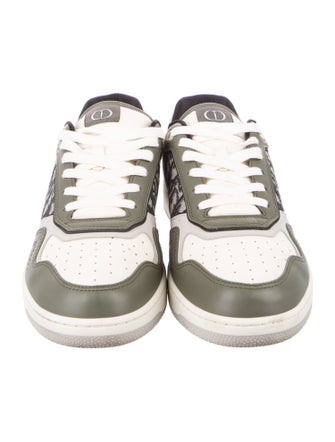 DIOR MEN B27 'Oblique - Olive Cream' Sneakers