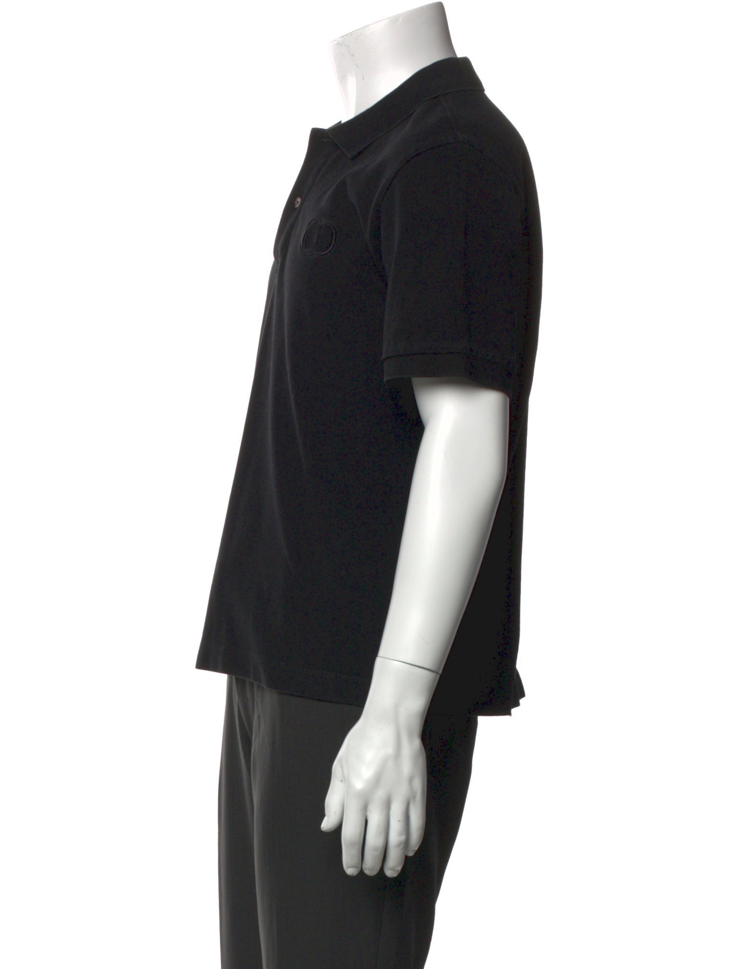 DIOR MEN Bee Accent Collar Polo Shirt