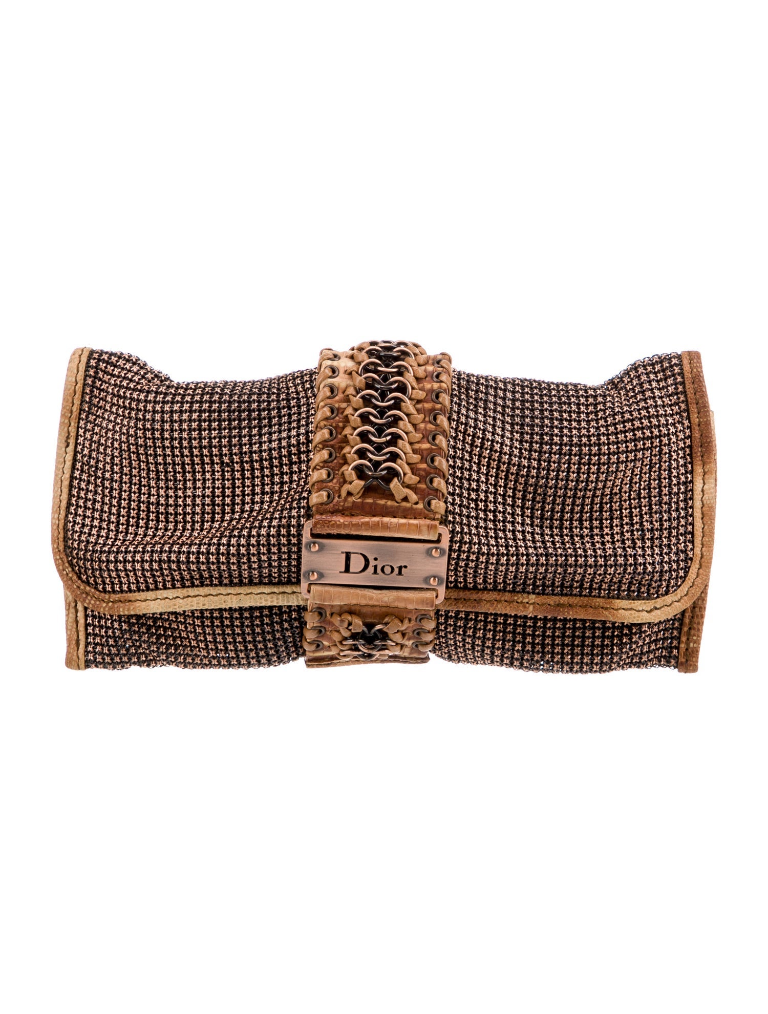 Christian Dior Metal Clutch Vintage