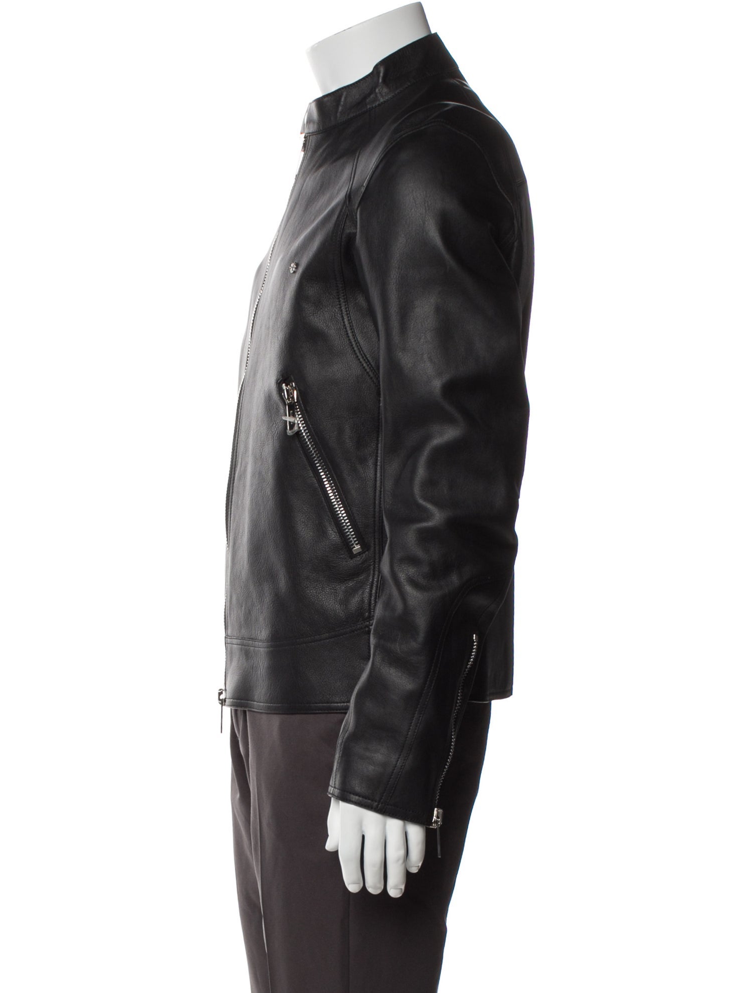 Dior Homme 2017 Lamb Leather Moto Jacket