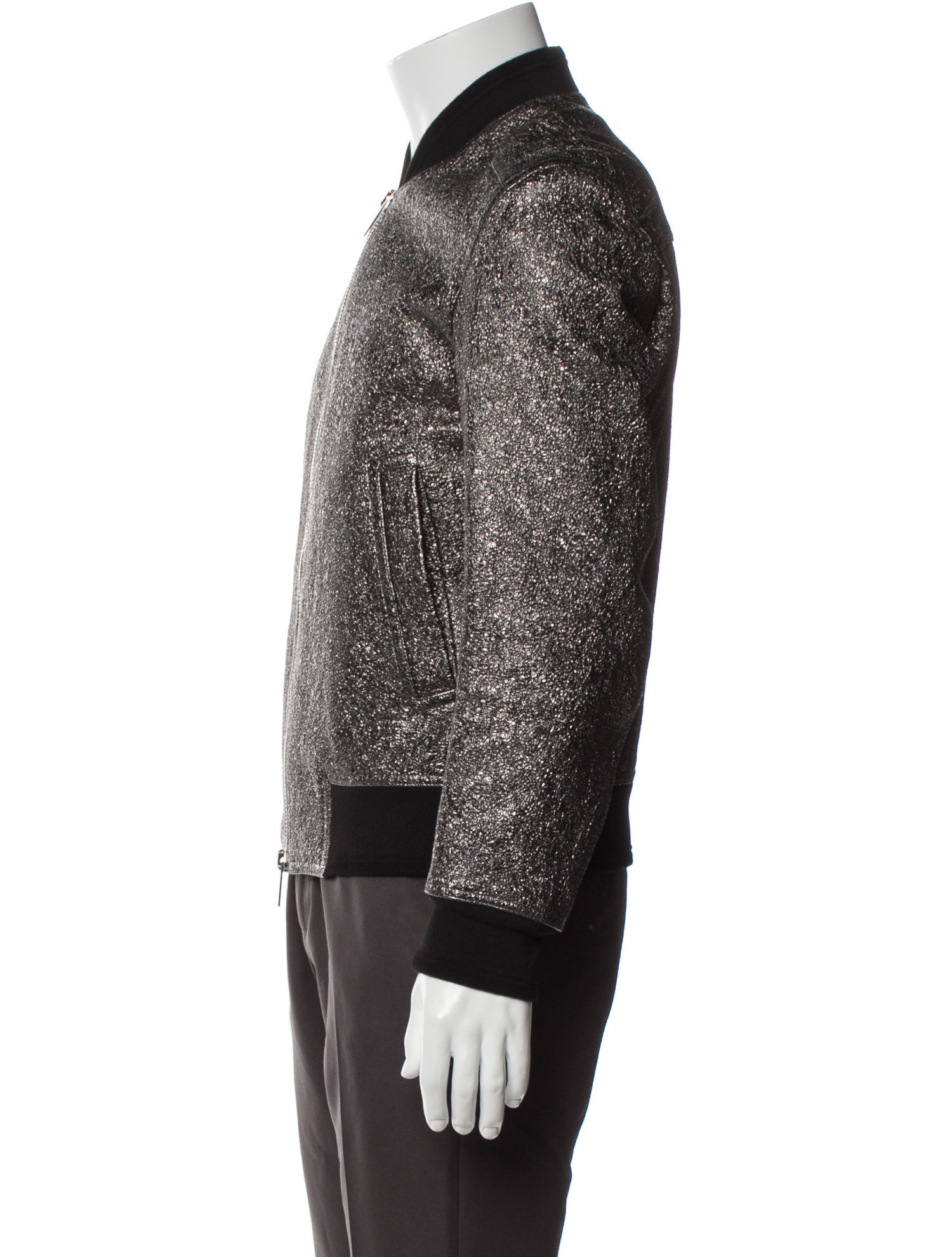 Dior Homme 2018 Lamb Leather Bomber Jacket