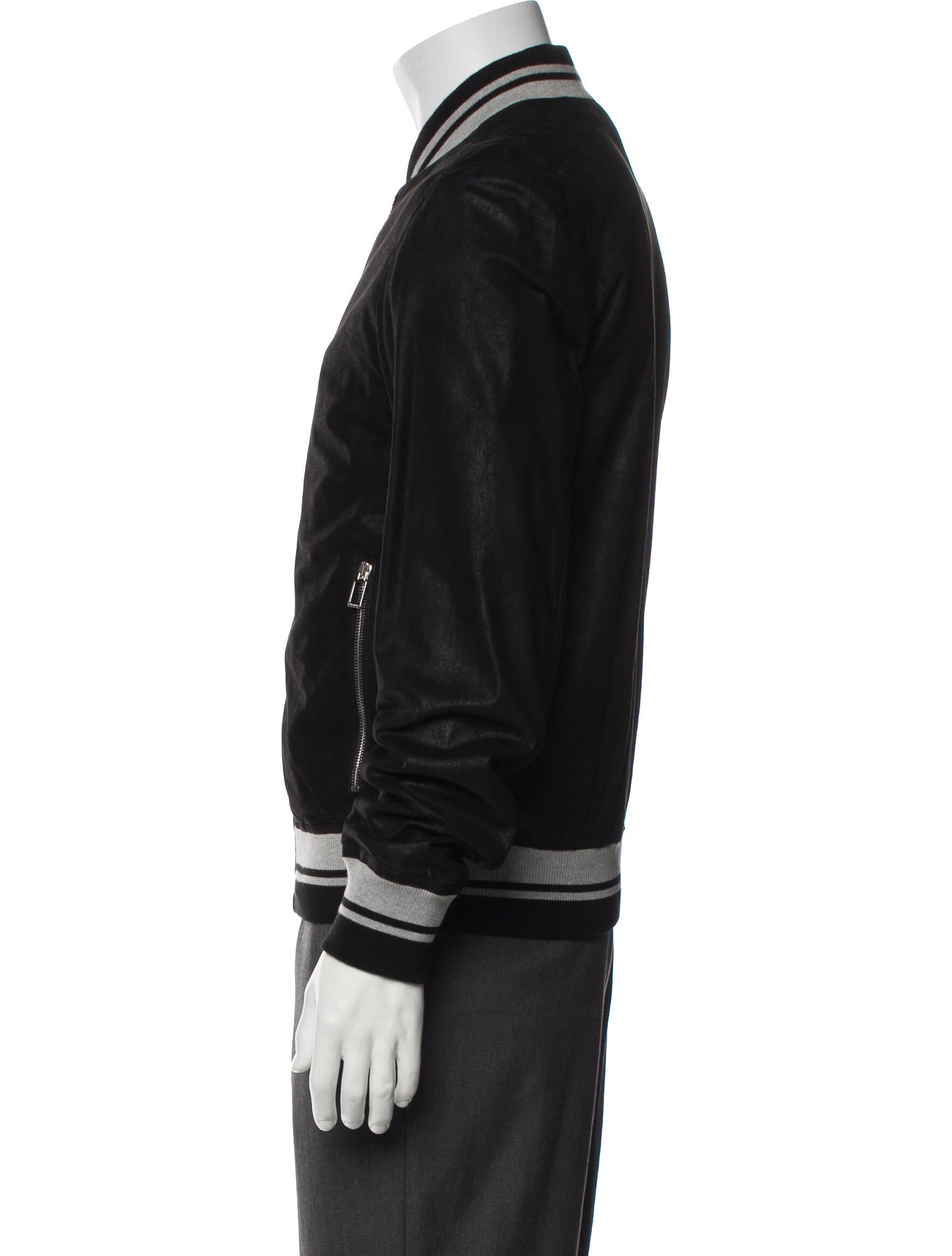 Dior Homme 2010 Leather Bomber Jacket