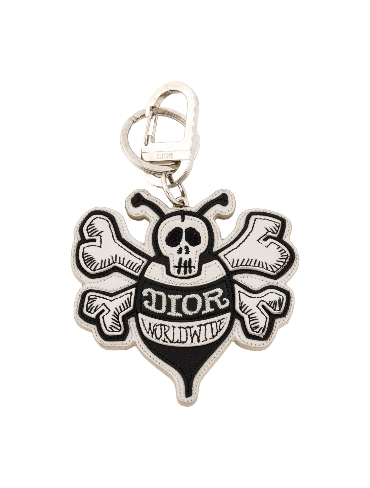 DIOR x Shawn Stussy Leather Bee Keychain