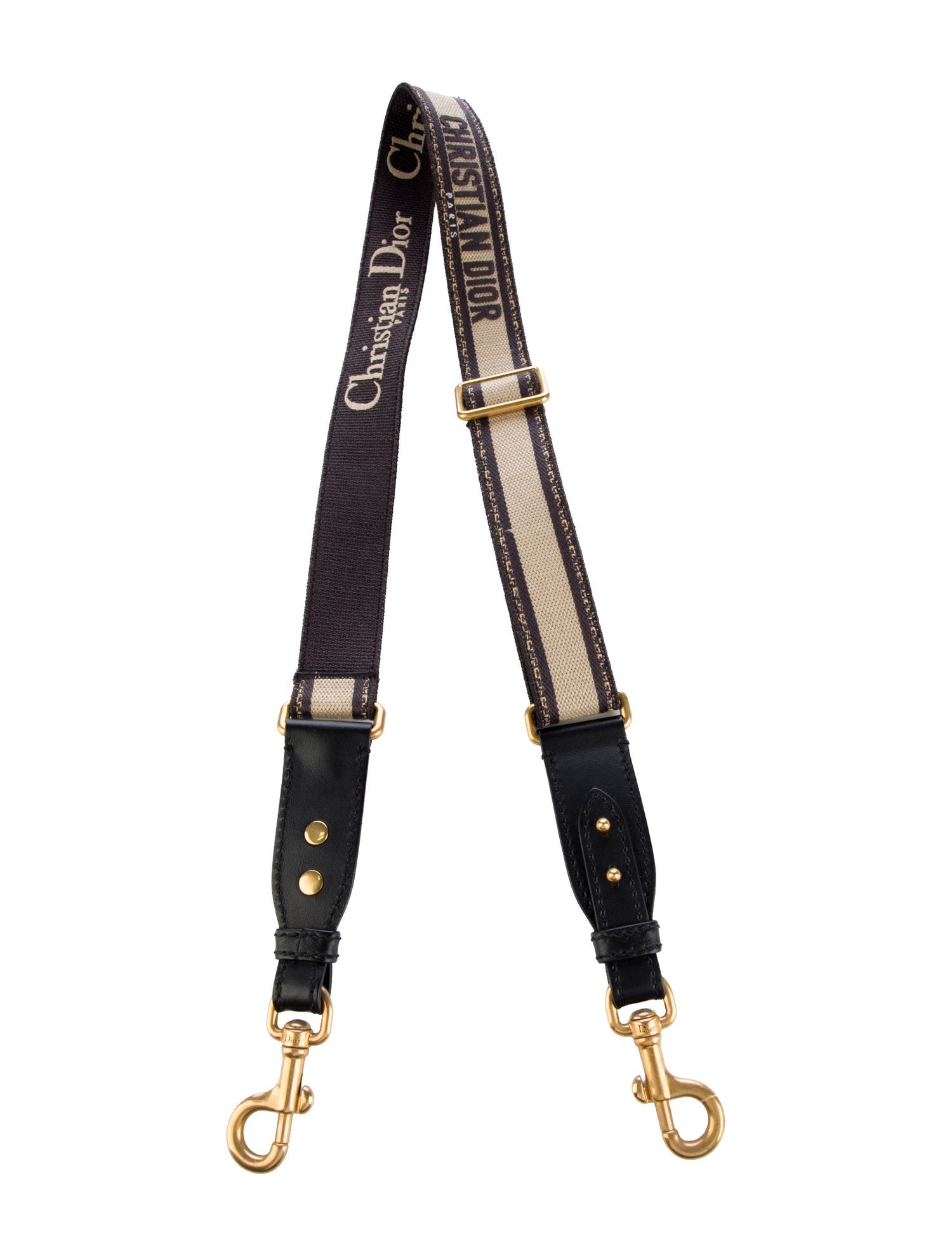 Christian Dior Woven and Embroidered Bag Strap