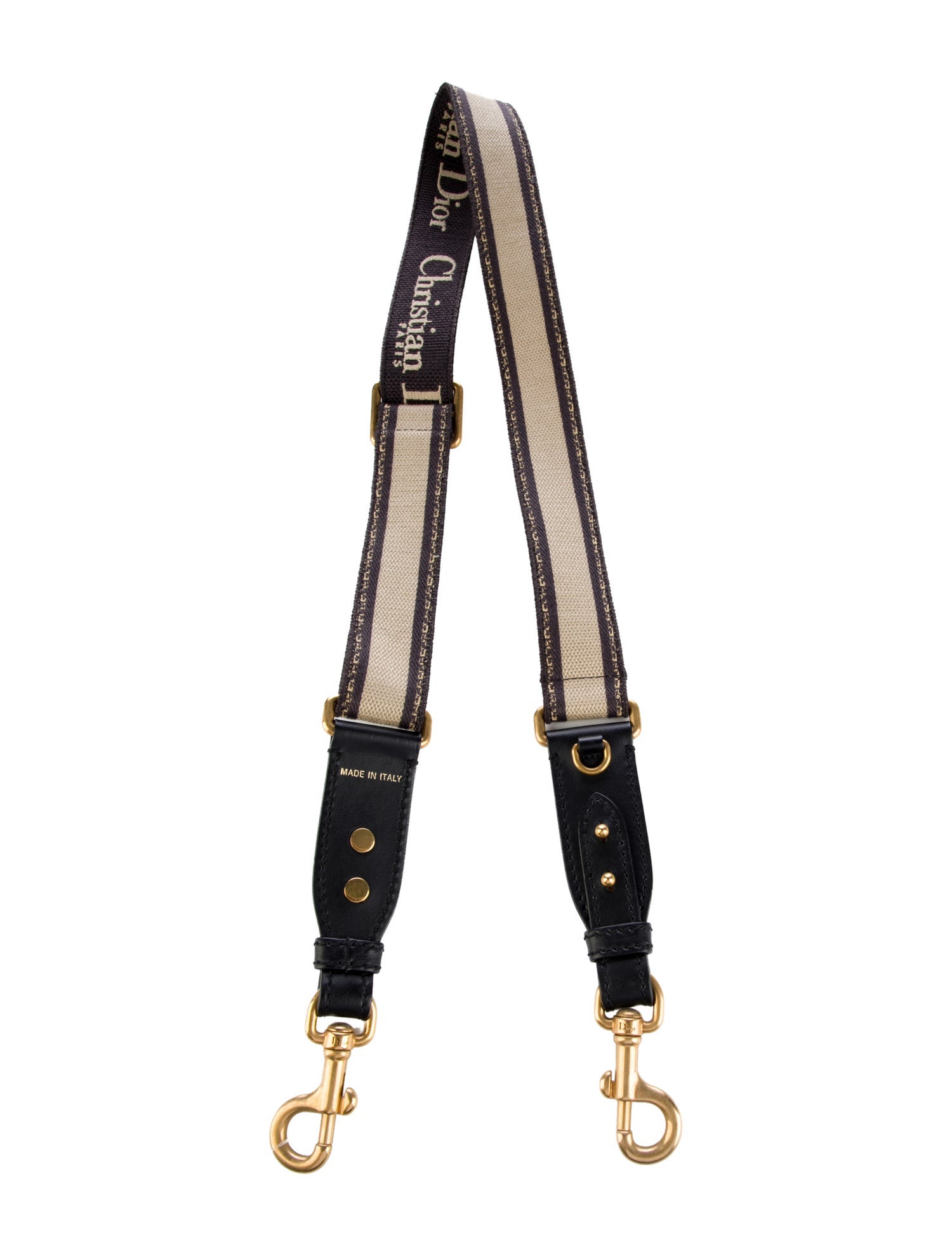 Christian Dior Woven and Embroidered Bag Strap