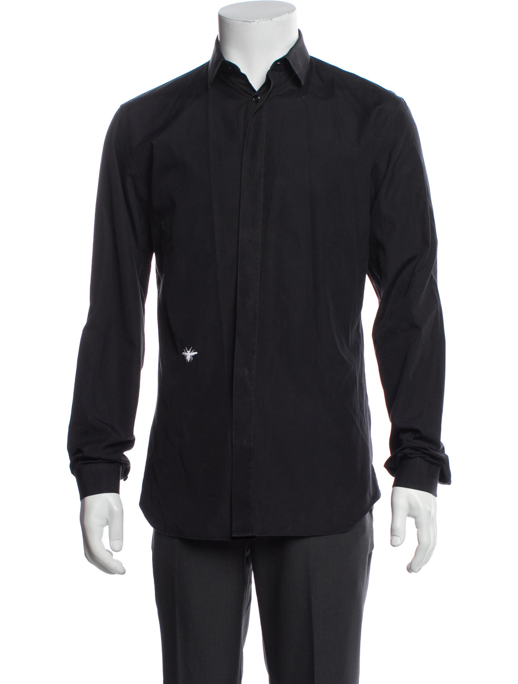 Dior Homme 2011 Bee Accent Tuxedo Shirt