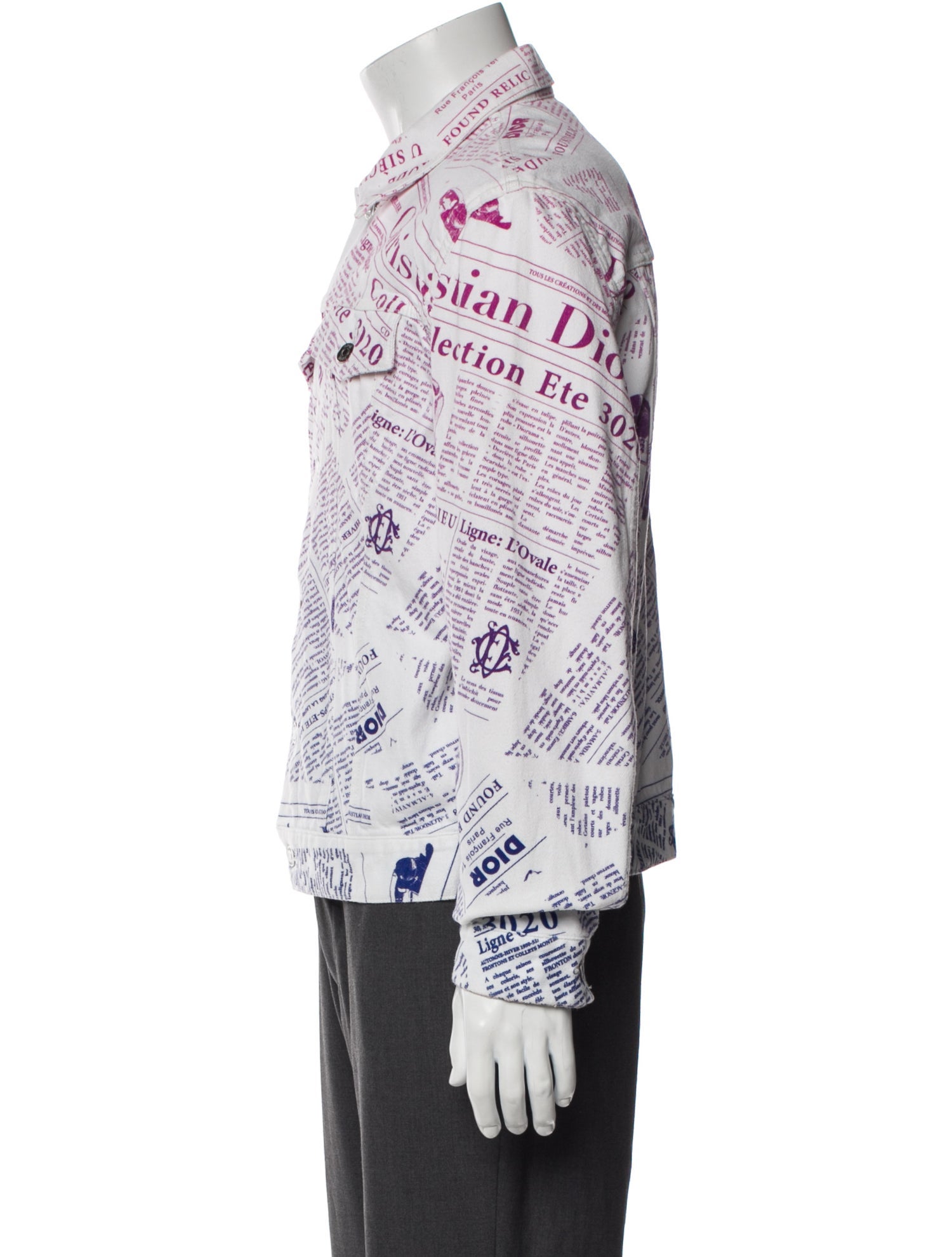 DIOR x Daniel Arsham 2020 Printed Denim Jacket