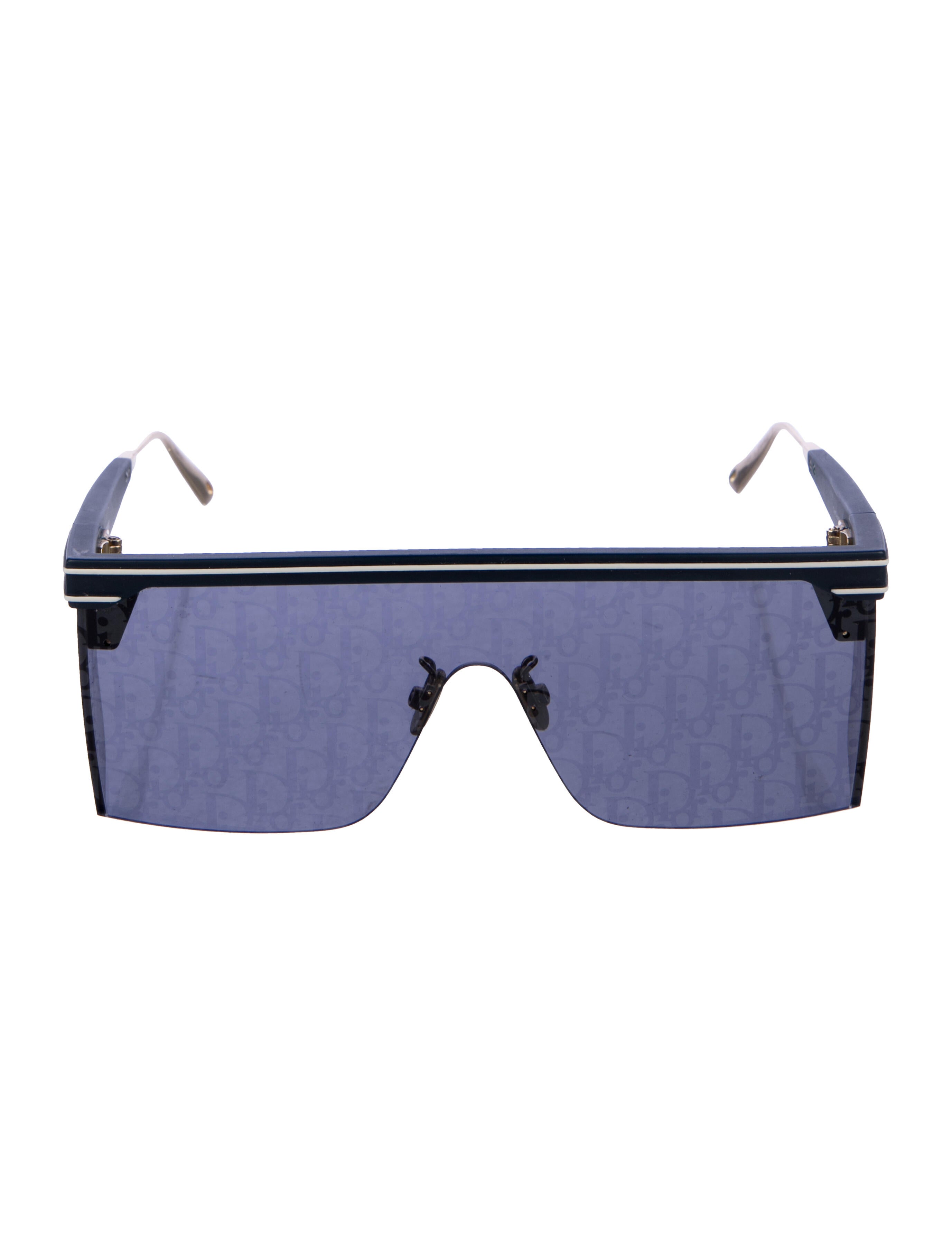 DIOR MEN Oblique Jacquard Shield Sunglasses