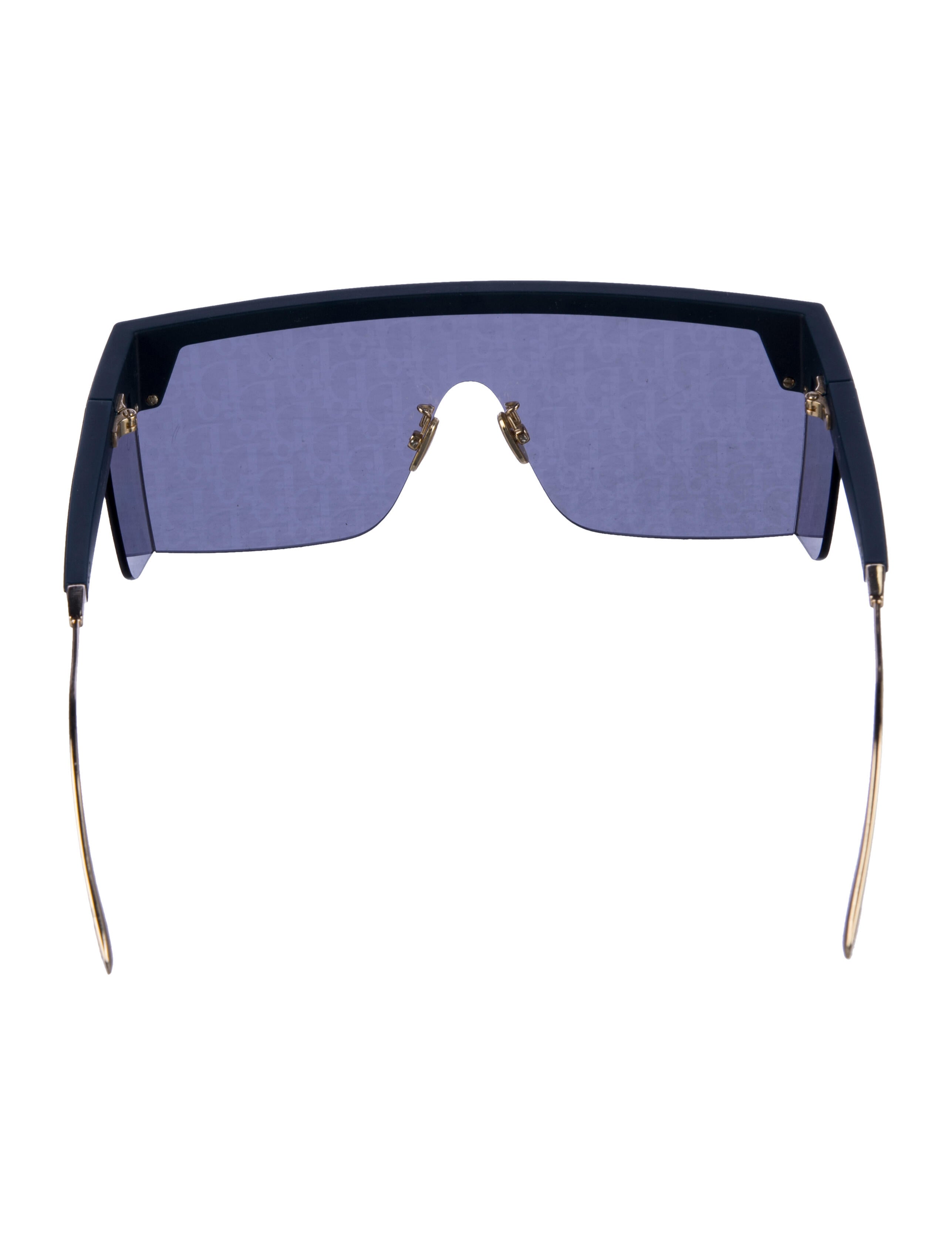 DIOR MEN Oblique Jacquard Shield Sunglasses