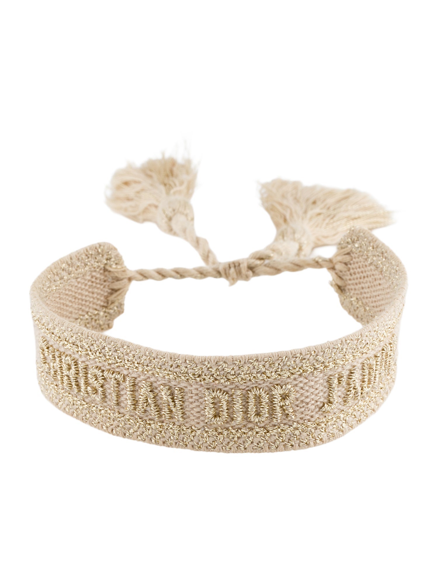 Christian Dior Cotton J'Adiore Friendship Wrap Bracelet