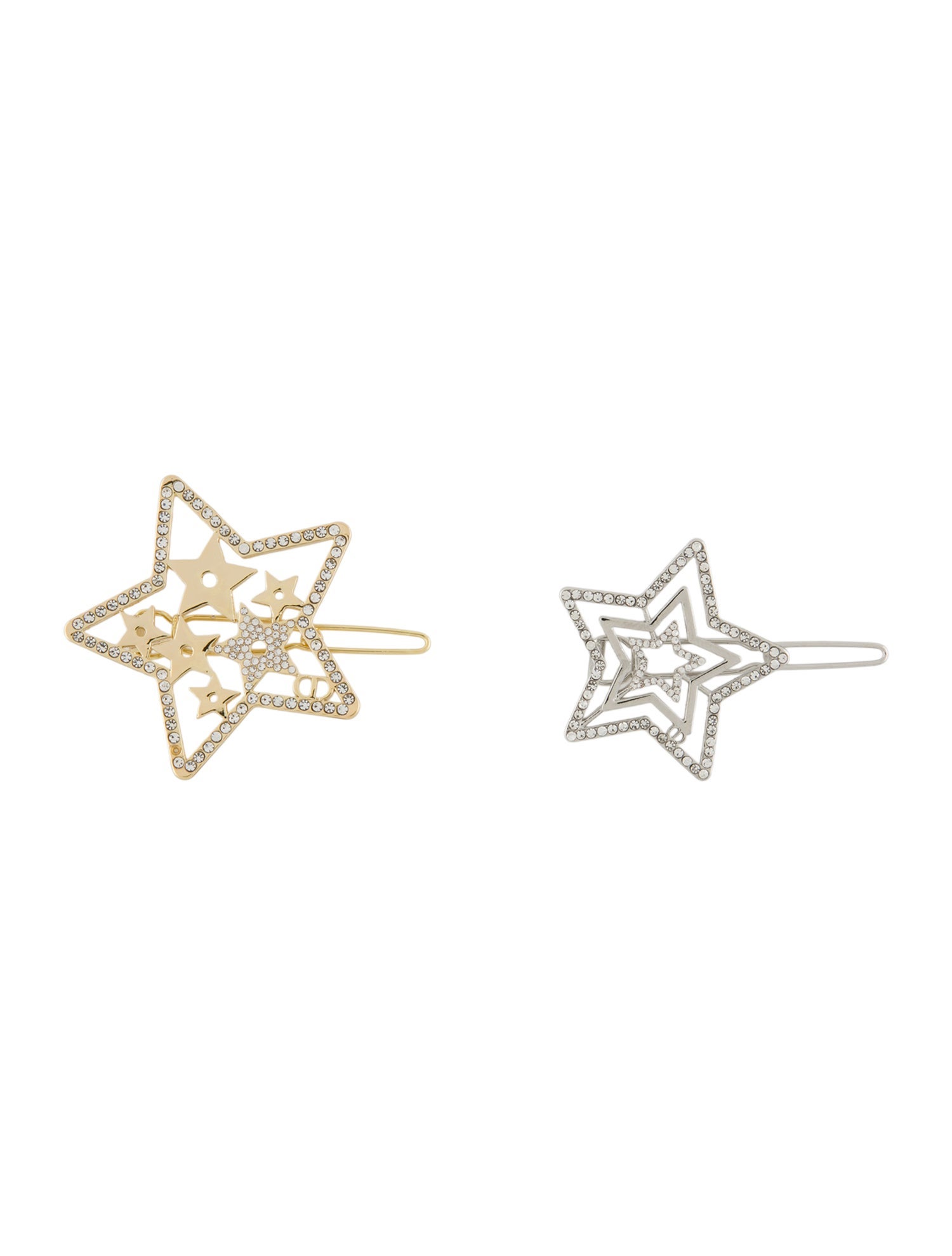 Christian Dior Embellished Star Hair Clip