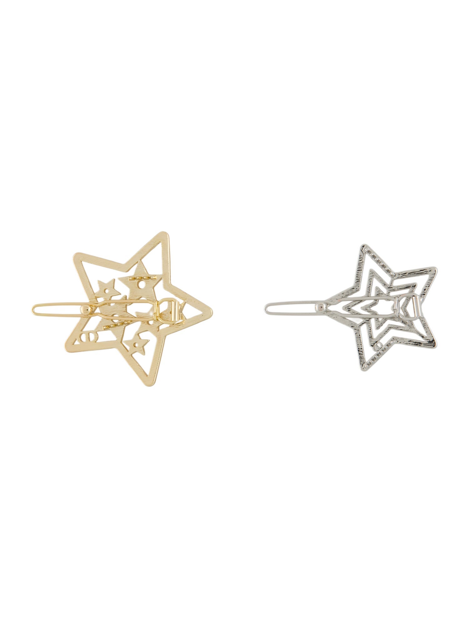 Christian Dior Embellished Star Hair Clip