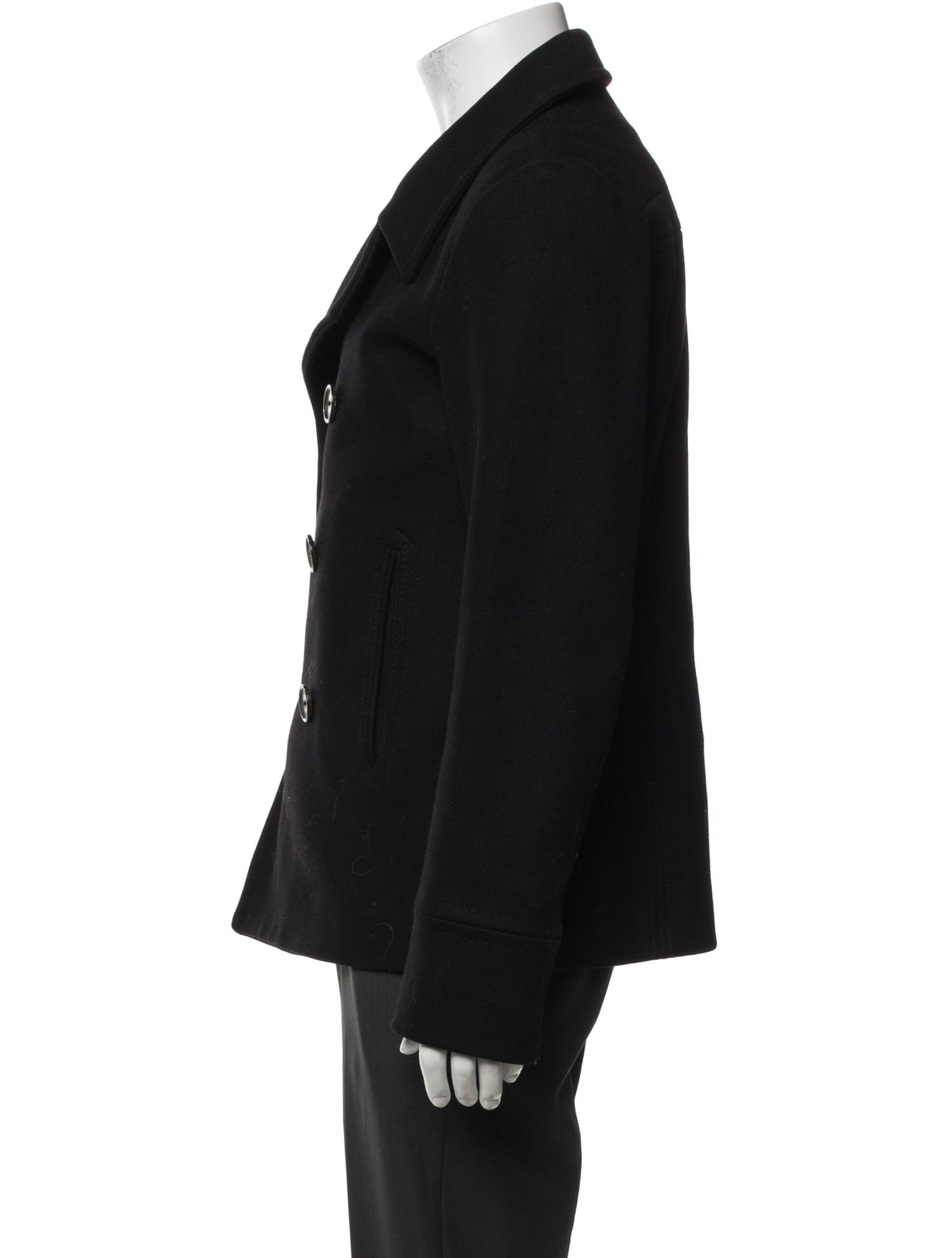 Dior Homme Vintage 2005 Peacoat - Black Outerwear, Clothing