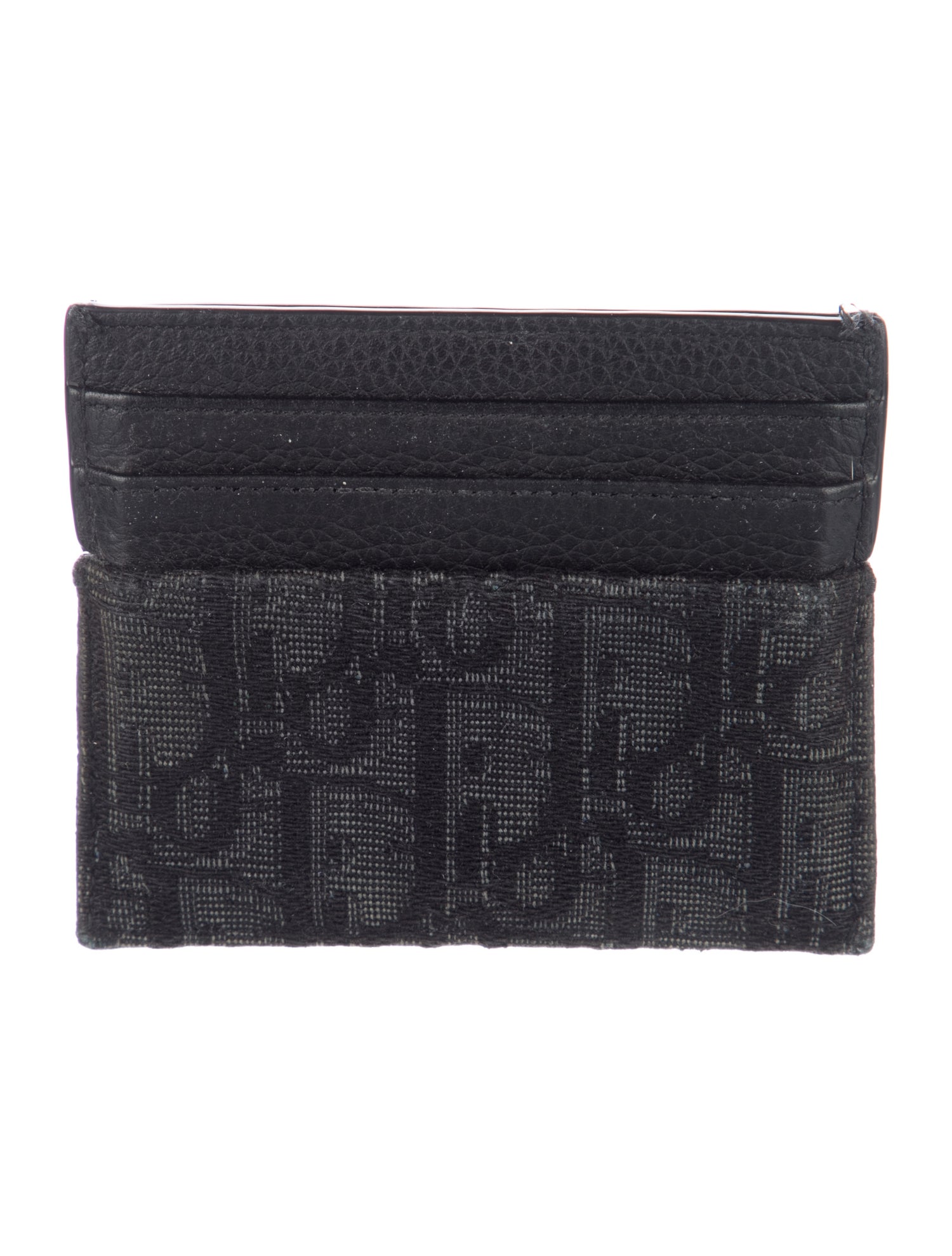 DIOR MEN 2021 Oblique Jacquard Card Holder