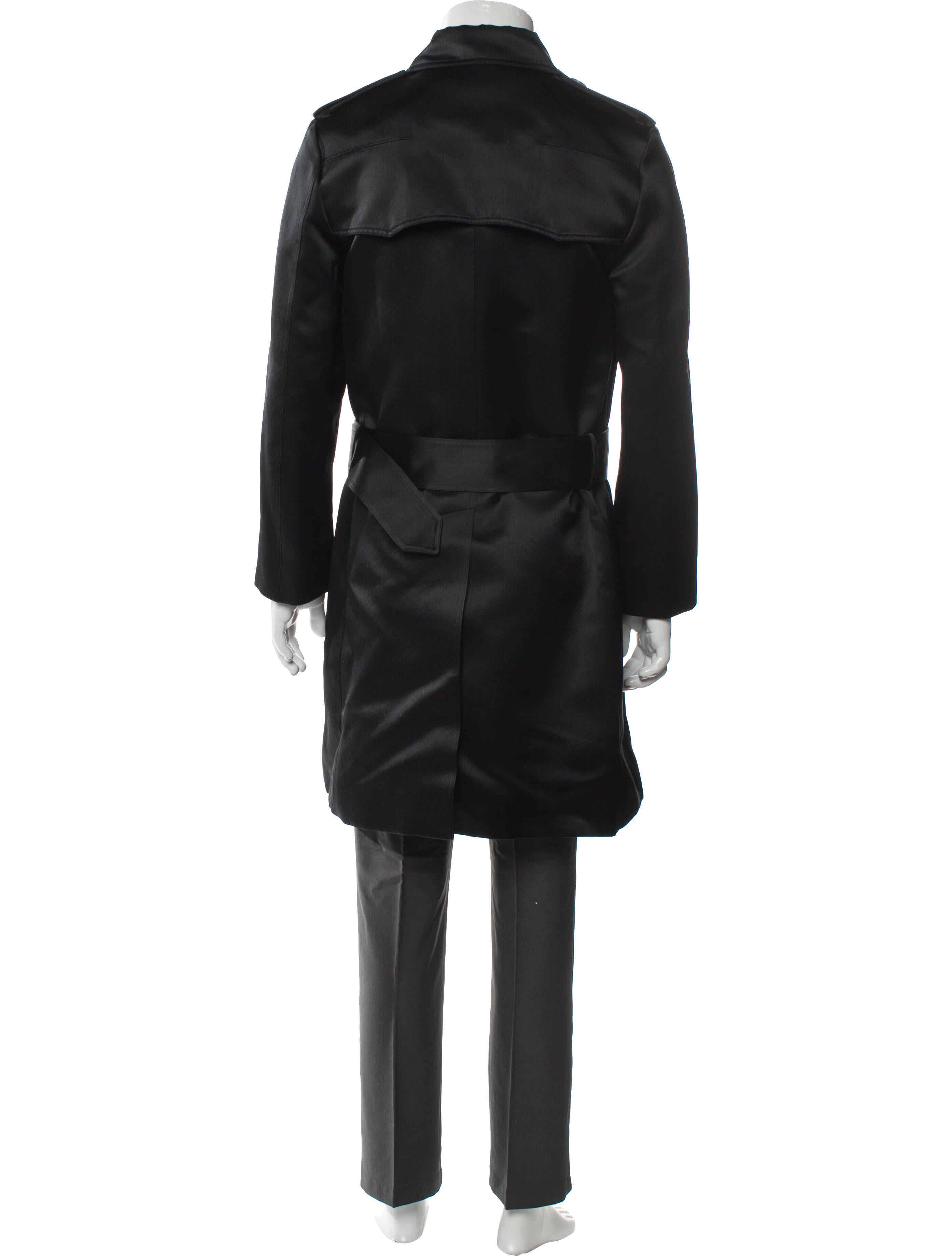 Dior Homme Vintage 2006 Trench Coat - Black Outerwear, Clothing