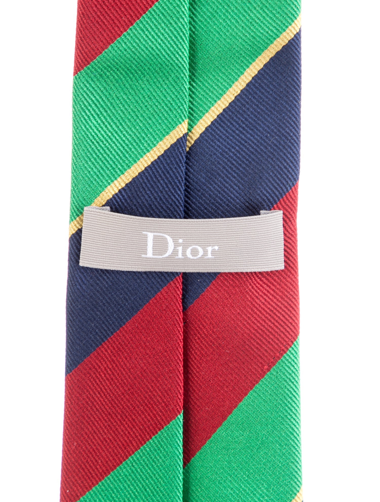 DIOR MEN 2026 Silk Striped Tie