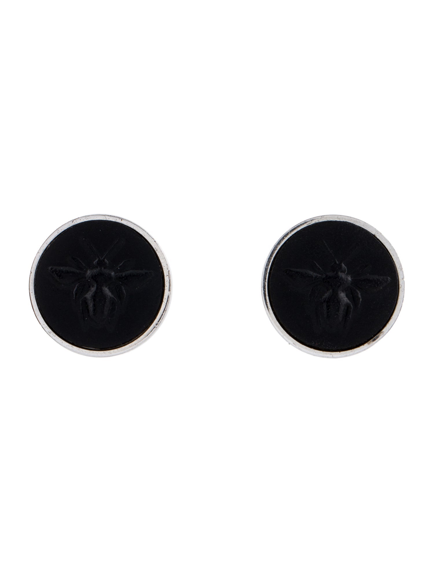 Dior Homme Enamel Bee Cufflinks