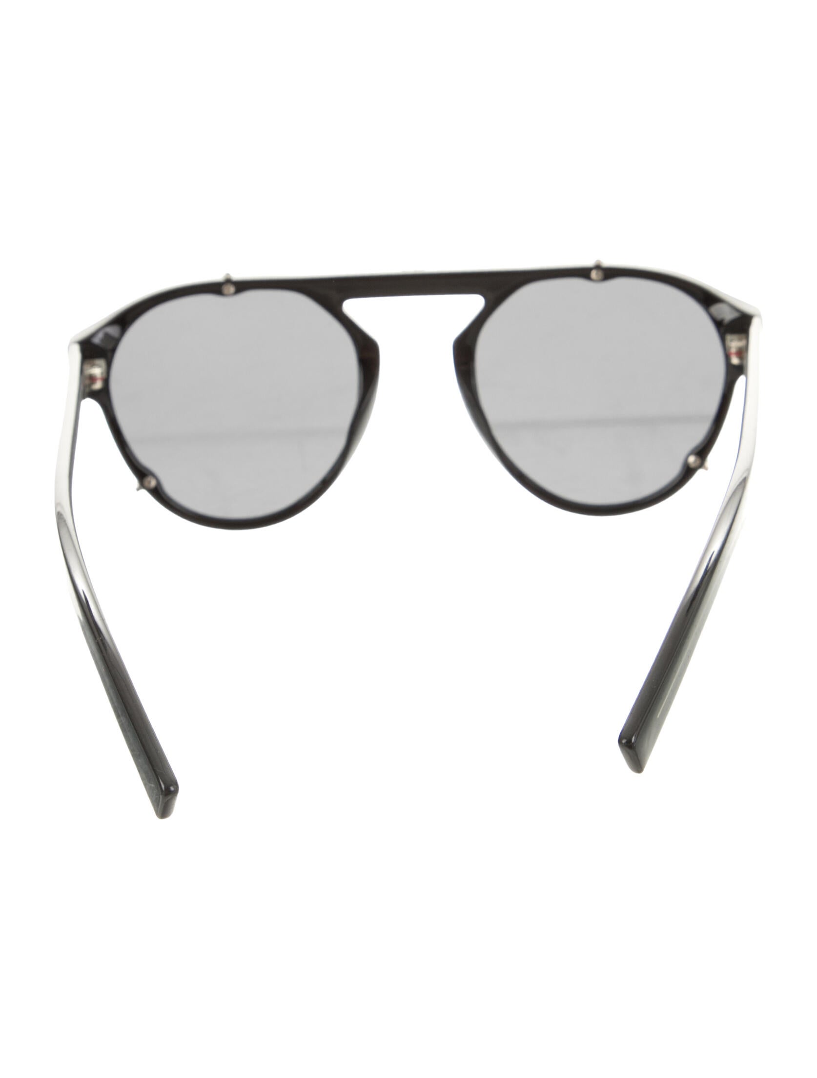 Dior Homme Black Tie Round Sunglasses