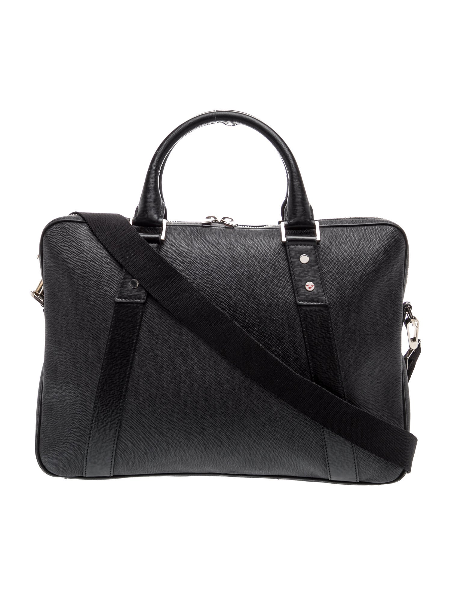 Balenciaga Motocross Classic Arena Briefcase - Black Briefcases